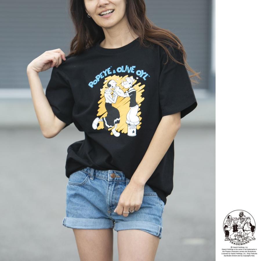 Tシャツ 半袖 半袖tシャツ Popeye Tm ポパイ Tm 春夏 0a199 101pe Hangaa 通販 Yahoo ショッピング