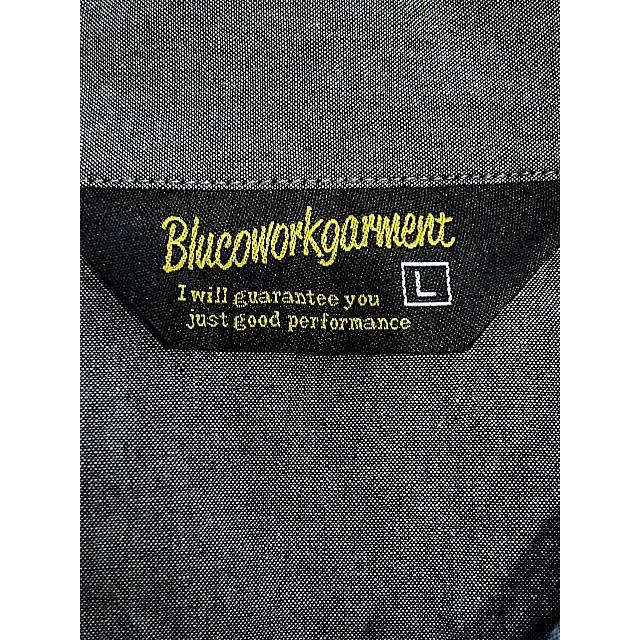 ブルコ ワークシャツ BLUCO CHAMBRAY WORK SHIRT 141-11-121 BLACK｜hangar-market｜07