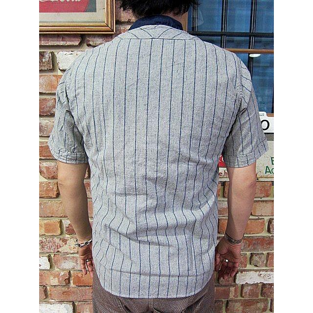 FREEWHEELERSフリーホイーラーズPOWER WEAR半袖リネンシャツ フリーホイーラーズ（FREEWHEELERS） ワークシャツ FREEWHEELERS POWER