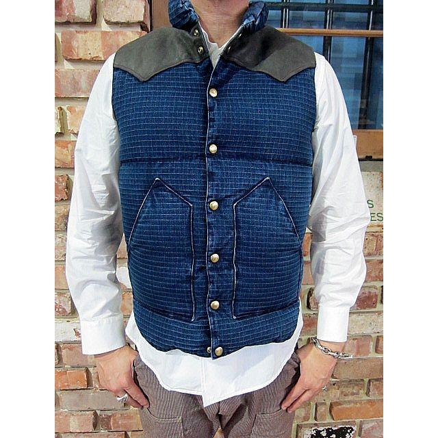 ウエアハウス ダウンベスト WAREHOUSE ROCKY MOUNTAIN×WAREHOUSE & CO 