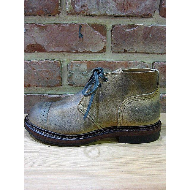 ナイジェルケーボン Nigel Cabourn RED WING x NIGEL CABOURN MUNSON B-5 CHUKKA No.80351562000 【BEIGE】｜hangar-market｜02