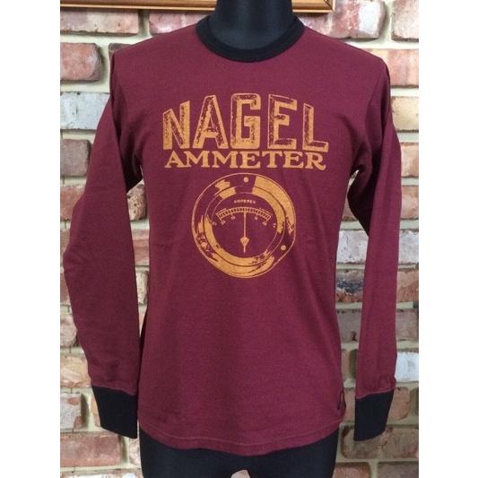 デラックスウエア Deluxe Ware L/S TEE 6101...NAGEL [BURGUNDY]｜hangar-market