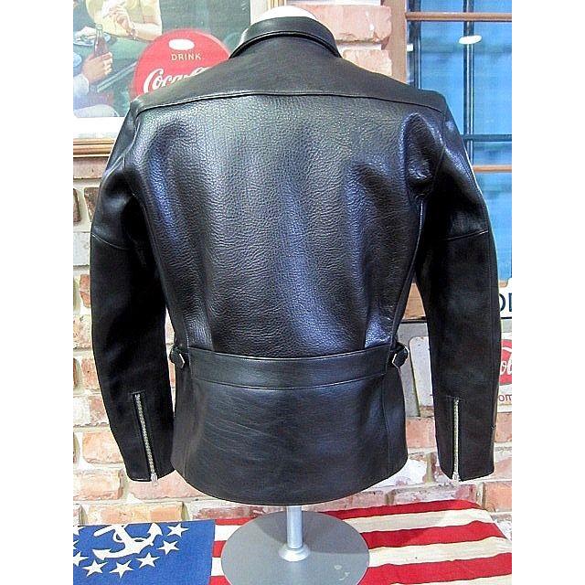 FINE CREEK LEATHERS ブラックレザージャケット 42 ファインクリークレザーズ レザージャケット FINE CREEK LEATHERS