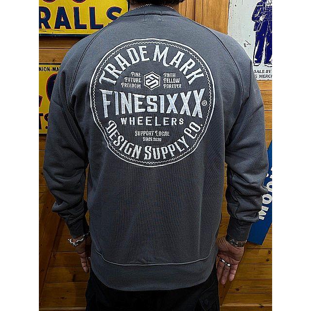 ファインシックス スウェット FINESIXXX TRADE MARK EMBROIDERY SWEAT