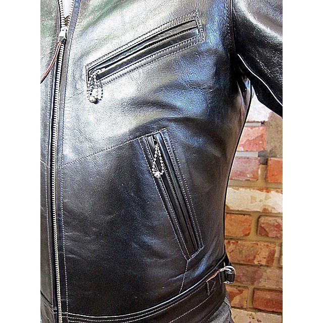 【訳あり・新品】 フリーホイーラーズ レザージャケット SPARTAN LEATHER SPORTWEAR MULHOLLAND #2131001 VINTAGE BLACK 【Y4205285170】(148500円)