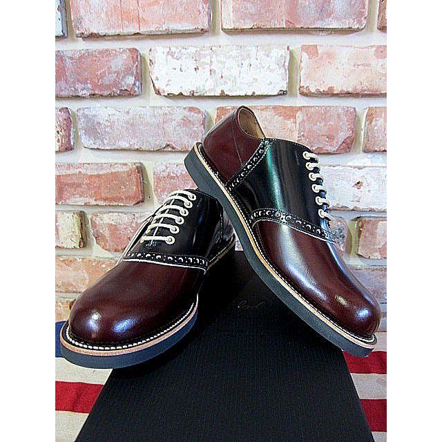 グラッドハンド サドルシューズ GLADHAND x REGAL SADDLE SHOES Brown x Black
