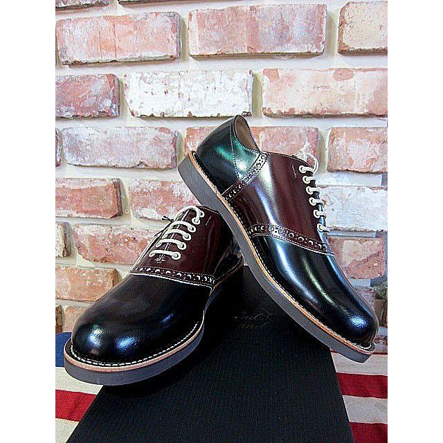 グラッドハンド サドルシューズ GLADHAND x REGAL SADDLE SHOES Black X Brown｜hangar-market