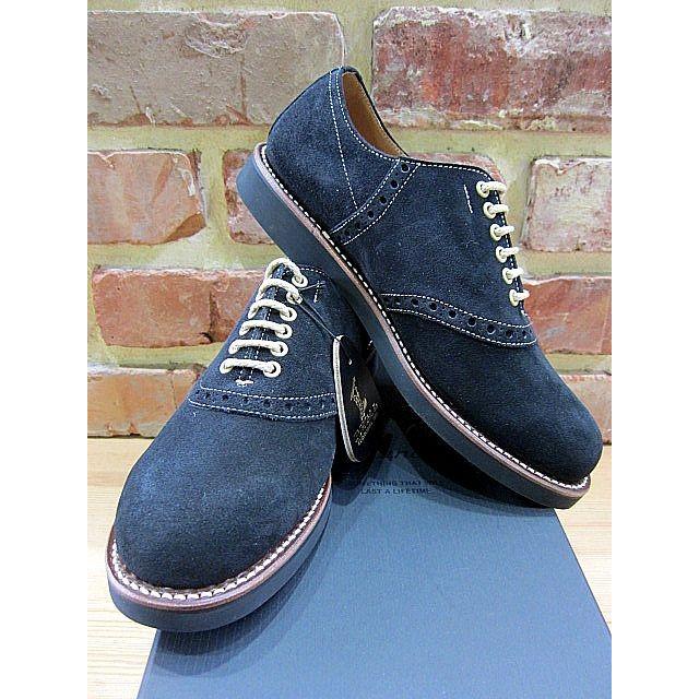 グラッドハンド サドルシューズ GLADHAND X REGAL SADDLE SUEDE-SHOES BLACK