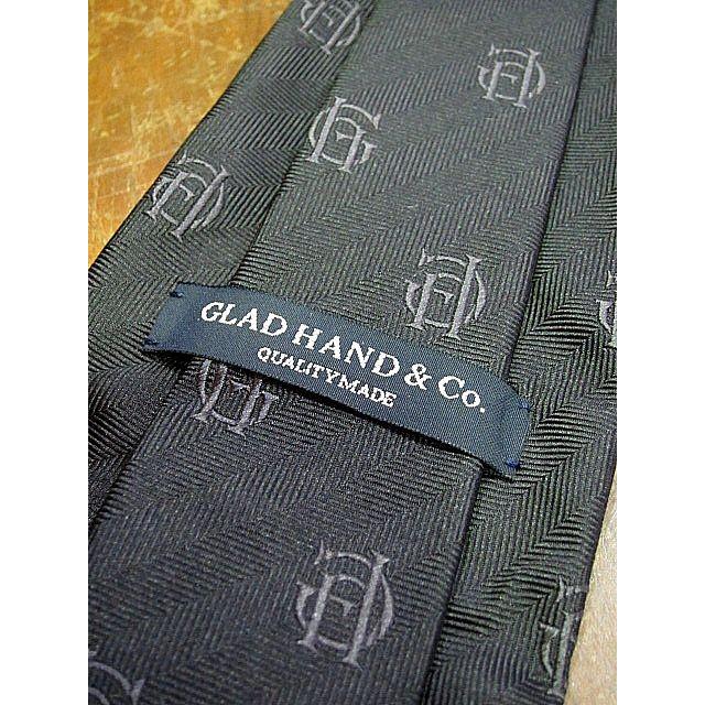 GLAD HAND（グラッドハンド） ネクタイ & Co. GH JACQUARD-TIE 【BLACK