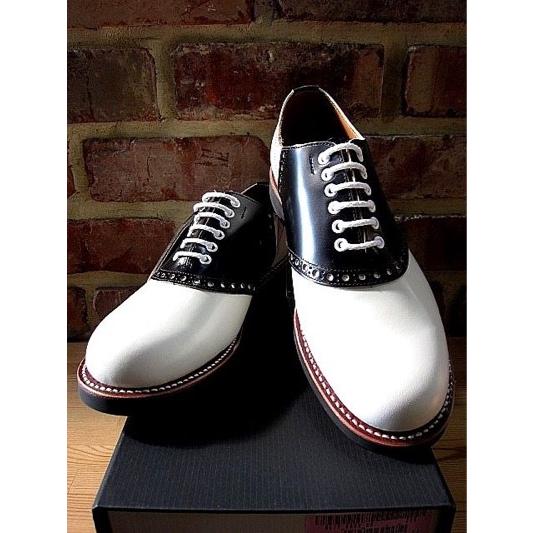 GLAD HAND グラッドハンド X REGAL リーガル SADDLE SHOES【White X Black】 GH-01
