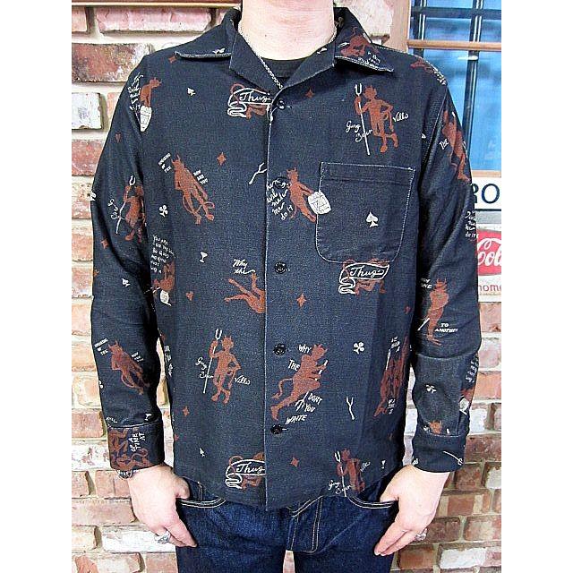 ギャングスタービル WHY THE DEVIL-L/S SHIRTS GANGSTERVILLE（ギャングスタービル） GANGSTERVILLE WHY THE DEVIL-L