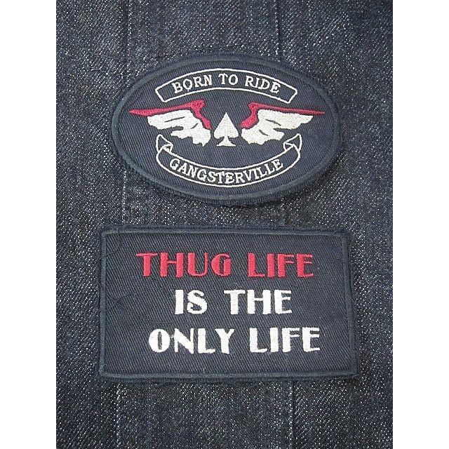 GANGSTERVILLE ギャングスタービル ジャケット THUG RIDE - DENIM 