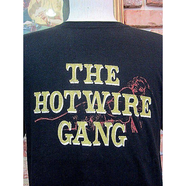 ギャングスタービル Tシャツ  GANGSTERVILLE HOTWIRE GANG -S/S T-SHIRTS GSV-21-SS-36 BLACK｜hangar-market｜02