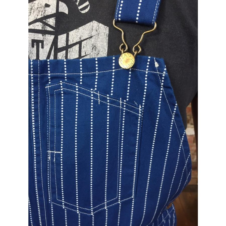 ヘッドライト オーバーオール HEADLIGHT 9oz WABASH STRIPE LOW BACK