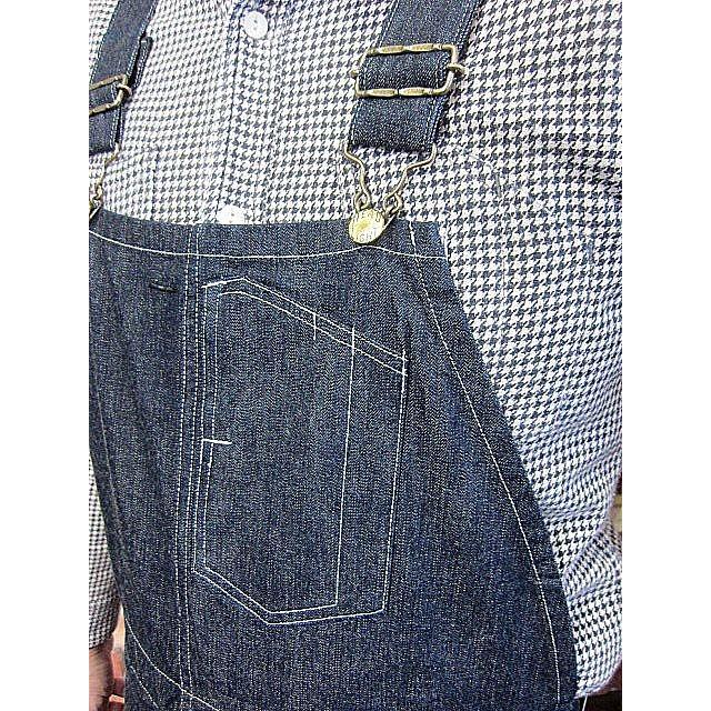 ヘッドライト オーバーオール HEADLIGHT 9.5oz BLUE DENIM LOW BACK OVERALLS HD41930｜hangar-market｜05