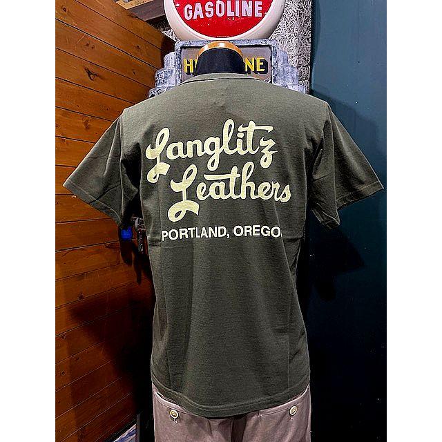 希少 90s Langlitz Leathers Tシャツ ラングリッツレザー 希少 90s Langlitz Leathers Tシャツ ラングリッツレザー