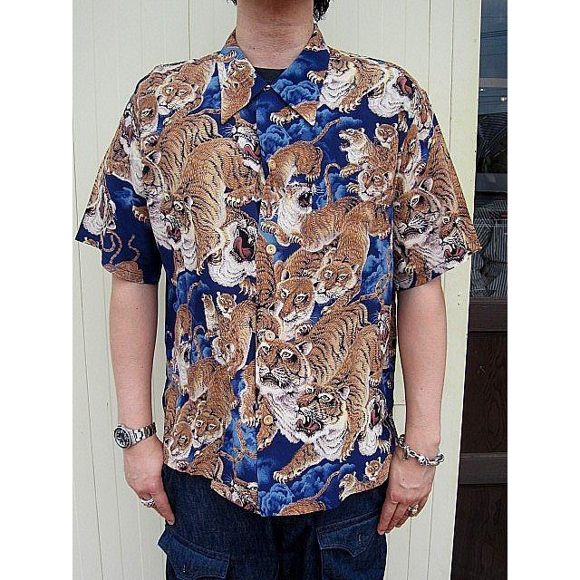 サンサーフ アロハシャツ Sun Surf Special Edition One Hundred Tigers Ss301 Navy Supersport Tn
