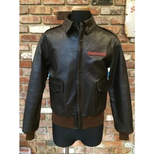 TOYS McCOY V.HILTS A-2 size38 シールブラウン