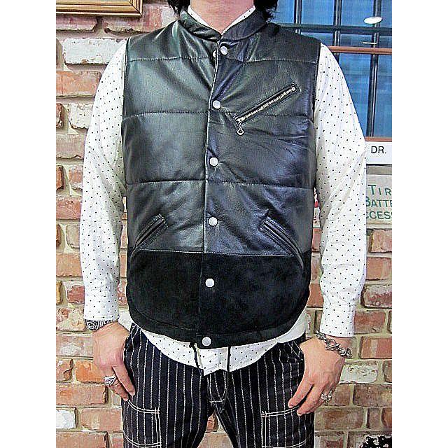 その他ブランド / ベスト/38/レザー/BLK/無地/VLJ6 ヴィンアンドエイジ ベスト Vin&Age TYPE VLJ6 NAUGHTY LEATHER VEST