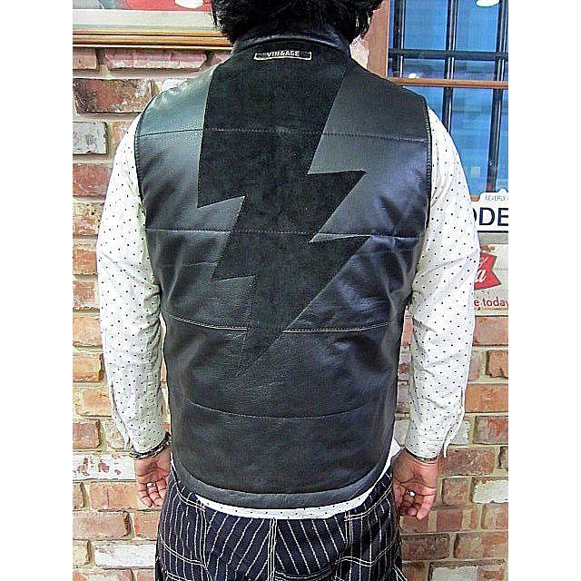 ヴィンアンドエイジ ベスト Vin&Age TYPE VLJ6 NAUGHTY LEATHER VEST