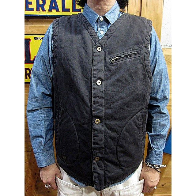 ヴィンアンドエイジ ベスト Vin&Age TYPE VTJ7 DECK BOA VEST BLACK
