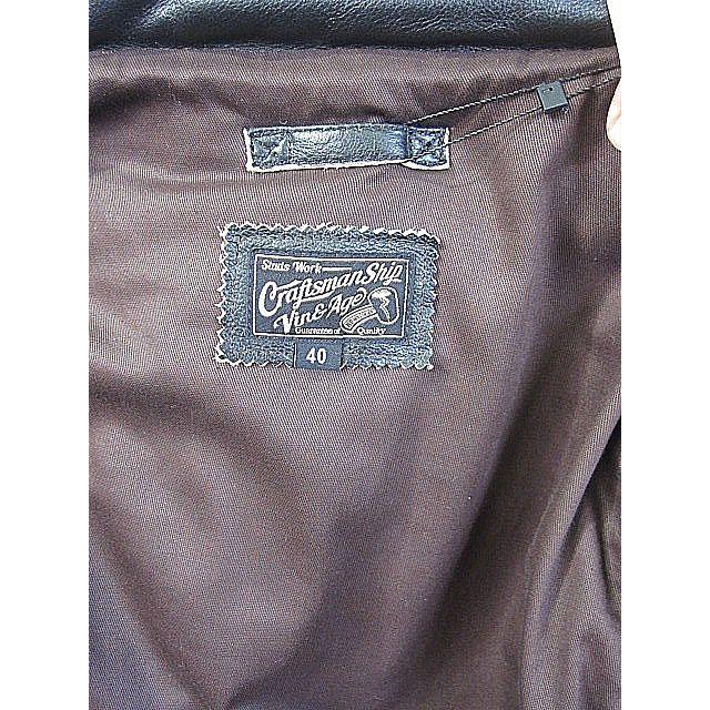 ヴィンアンドエイジ ベスト Vin&Age TYPE VLJ5 NAUGHTY LEATHER VEST