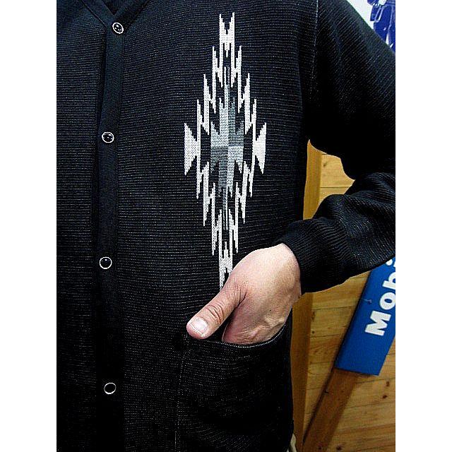 ウエストライド カーディガン WEST RIDE 24SS NGT NATIVE CARDIGAN BLK｜hangar-market｜02