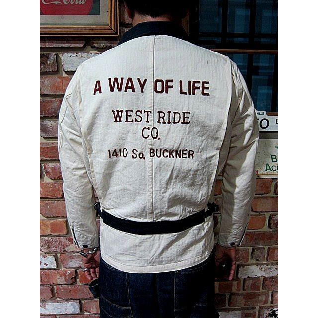 ウエストライド ジャケット WEST RIDE BUCKNER JKT 【OFF WHITE x NAVY