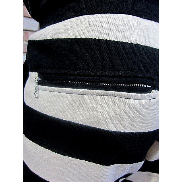 ウエストライド ショートパンツ WEST RIDE BORDER SHORTS BLK/CRM