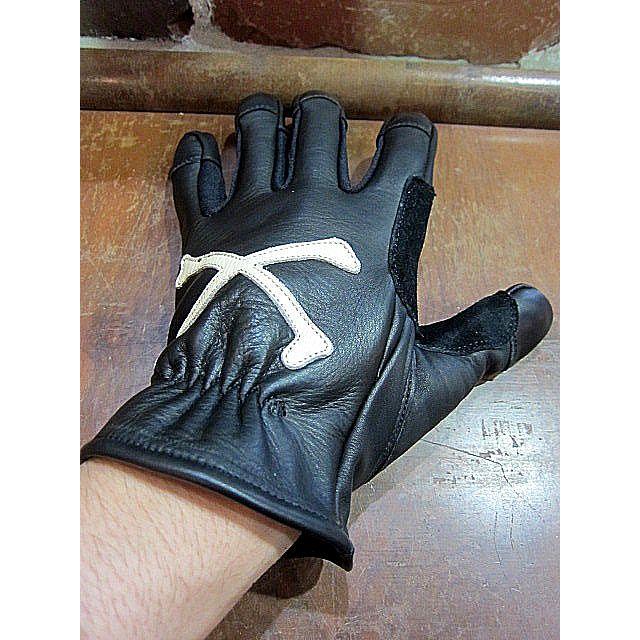 ウエストライド グローブ WEST RIDE CROSS BONES GLOVE BLK/CRM