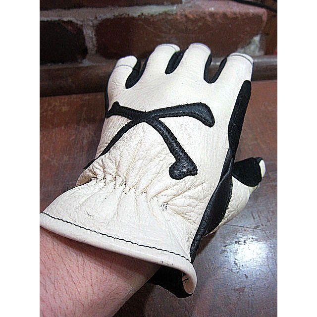 ウエストライド グローブ WEST RIDE CROSS BONES GLOVE CRM/BLK