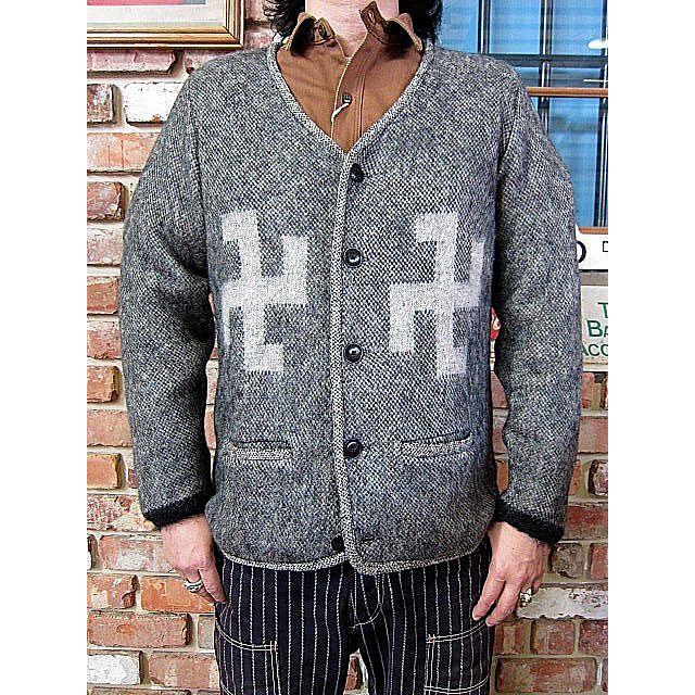 ウエストライド カーディガン WEST RIDE SWASTIKA MOHAIR CARDIGAN GRY