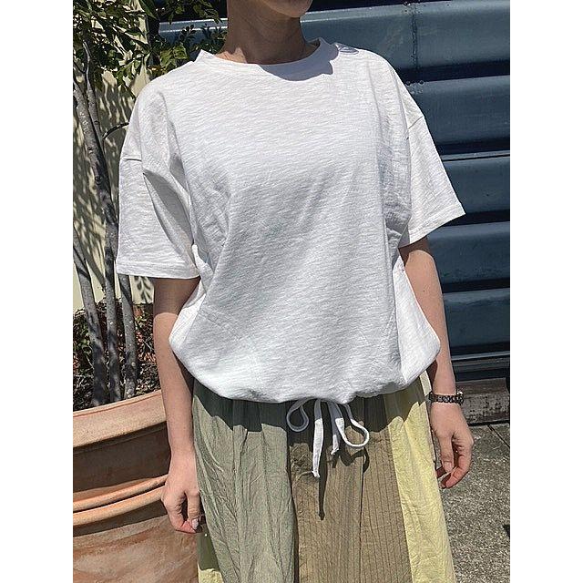 カフェッティ Tシャツ Cafetty CF-6090 ドロストポケットT 01.オフホワイト | Cafetty