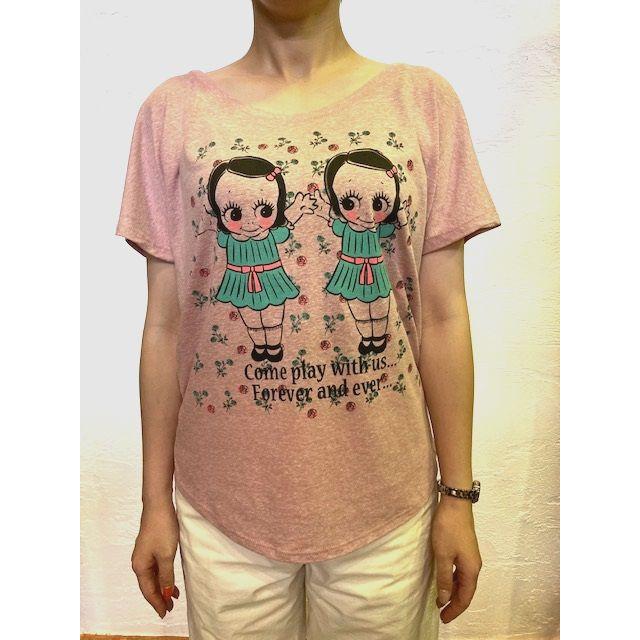 MISS LADYBUG ミスレディーバグ Tシャツ MLB-20-AW-16 Twins Dolman 
