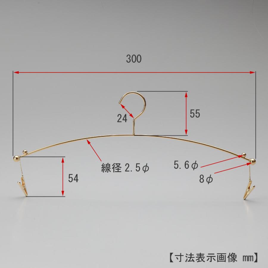 ハンガー インナー 下着 ランジェリー IN-501F-30-MC ゴールド 1本