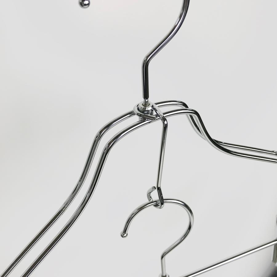 ハンガー連結パーツ L字型ジョイント クローム/50本 OPT-LH75 プロ仕様 収納 クローゼット メール便 送料無料_2
