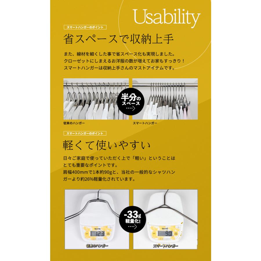 ハンガー セット スマートハンガー すべらない おしゃれ 高級 50本