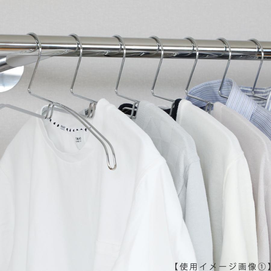 ハンガー Tシャツ用 Wライン タヤオリジナルtシャツハンガー 5本 Tshw 2270f Bn 41 クロームメッキ プロ仕様 襟が伸びない Tshw 2270f Bn 41 Cr 5 ハンガーのタヤ 通販 Yahoo ショッピング
