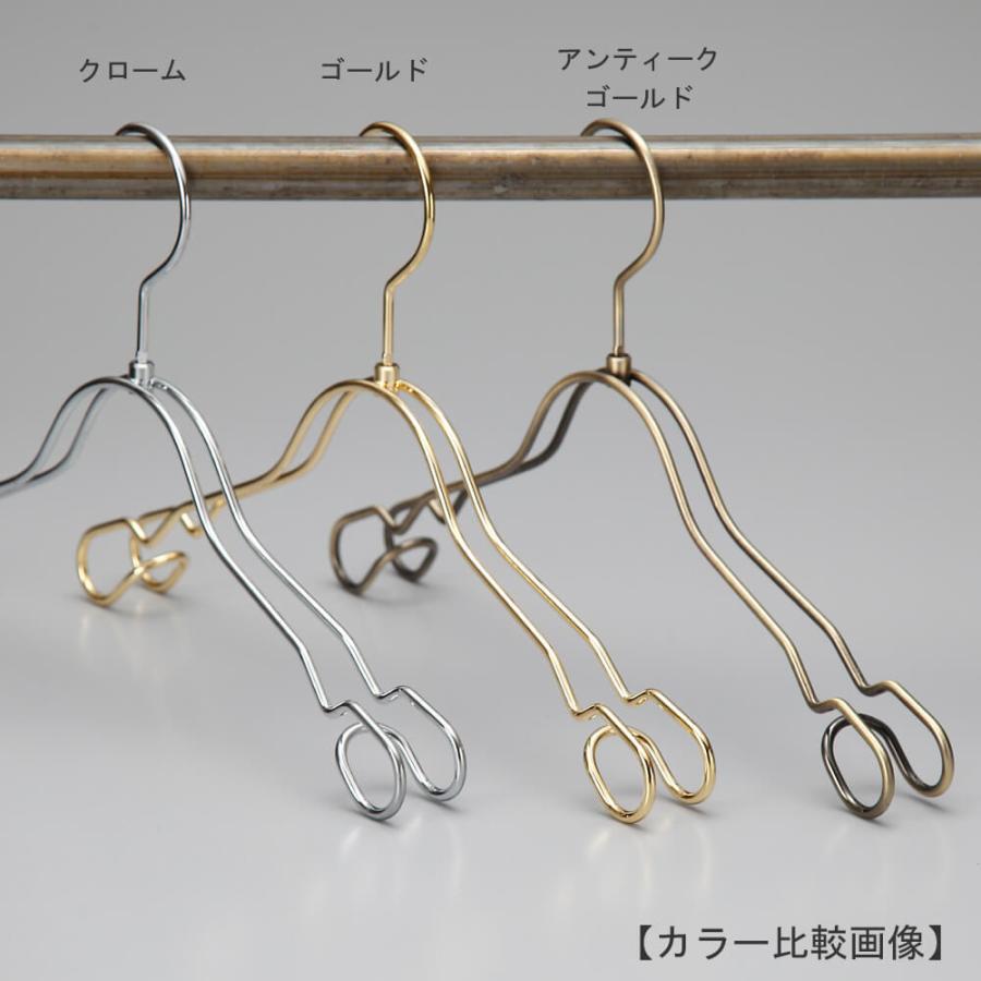 ハンガー 子供用TSK-2368AR-BT-33ゴールドメッキ10本セットワイド33cm キッズ用 ベビー用 シャツ 上着 シルバー フック回転 日本製 整理 雑貨 男の子 女の子_1