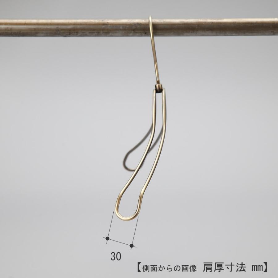 ハンガー アパレル 大容量 ハンガー シャツ用/TSW-1368R-BN-38クローム/10本ワイド38cm