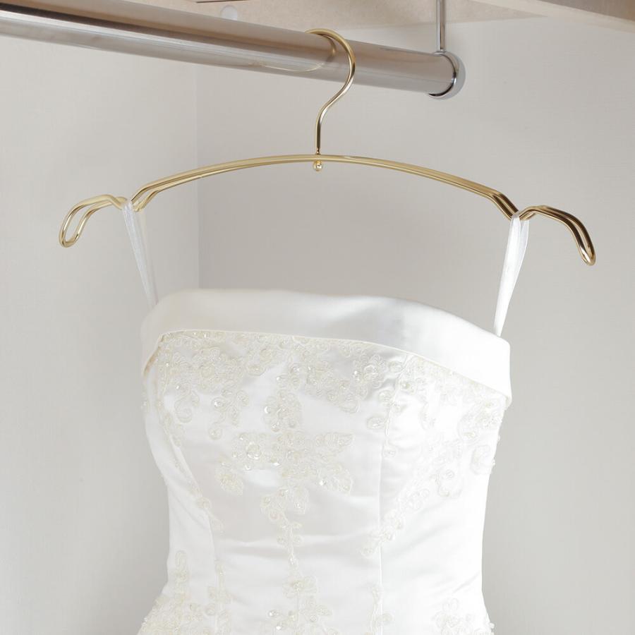 ハンガー レディース ウェディングドレス用 高級 おしゃれ TSW-2268BR