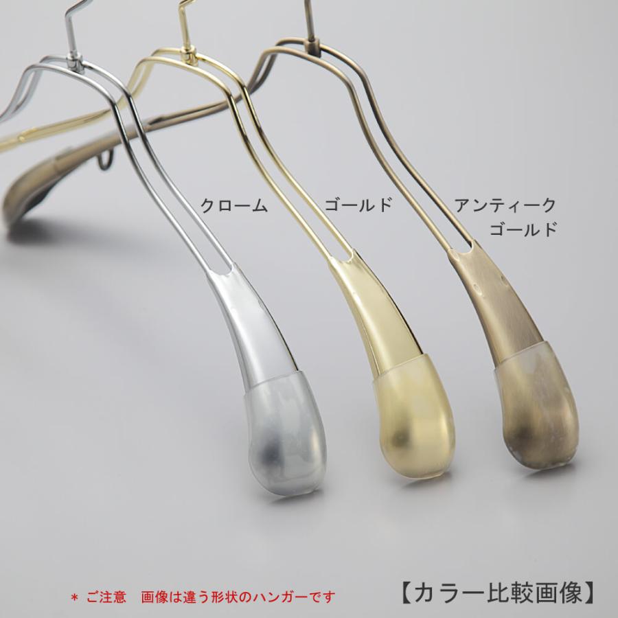 スチールハンガー/TSW-2458R-42ゴールドメッキ/20本 送料無料 ワイド42cm ハンガー すべらない ジャケット メンズ スーツ アパレル アウター 日本製 フック回転_4