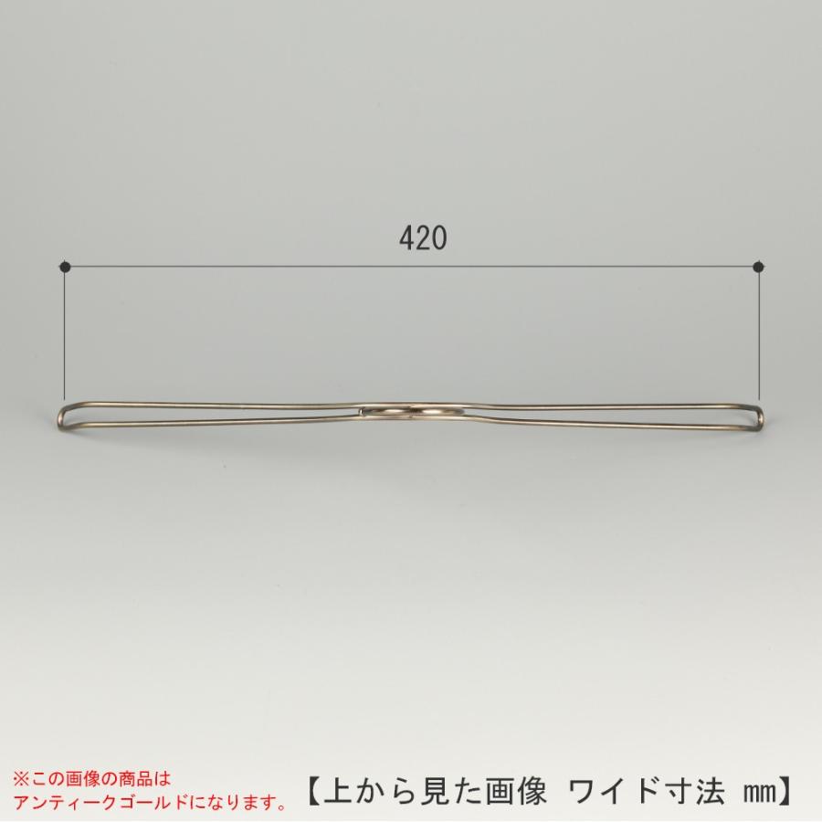 スチールハンガー/TSW-2461BF-BN-42 クローム/50本 メンズ ハンガー