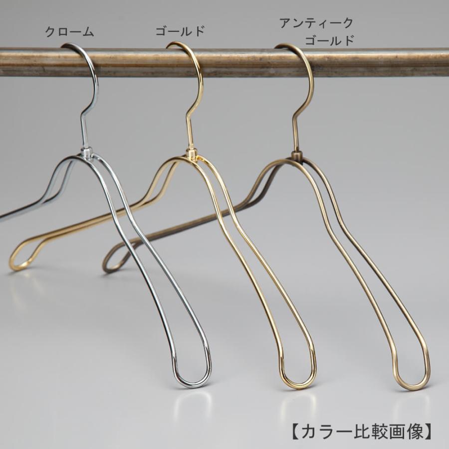 ハンガー シャツ用/TSW-1368R-BN-38ゴールド/1本ワイド38cm フック回転