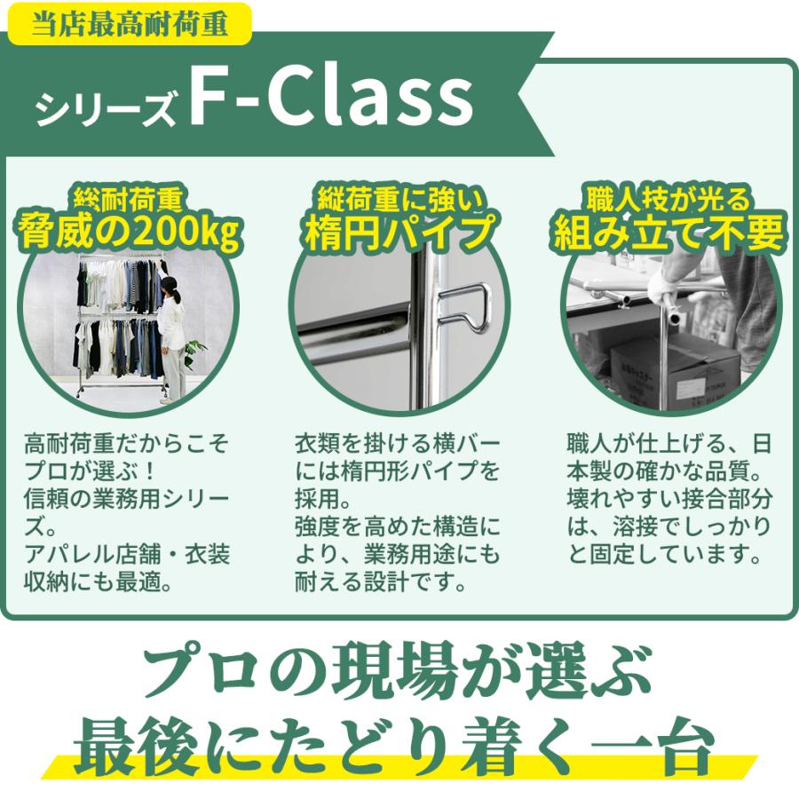 美d生活工房 ハンガーラック 大型キャスター 大容量 頑丈 業務用 幅120