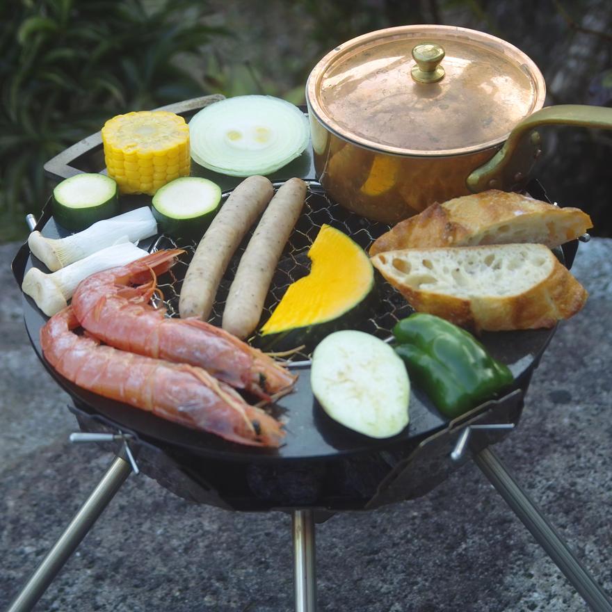 ハンゴーコンロ研究所 BBQ バーベキュー グリル ハンゴーグリル・園遊 M (1〜3人用) |  | 12