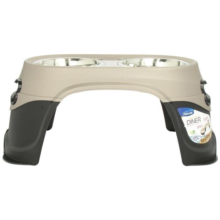 フードボウル ペットメイト アメリカPETMATE イージーリーチダイナー 8インチ ゴールド×ブラック | Petmate | 01