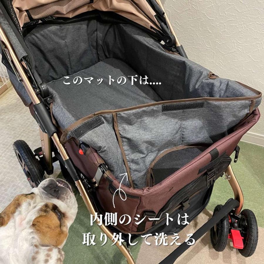 犬用 耐荷重45kg ALLWAN ペットストローラー PREMIUM カモフラージュ
