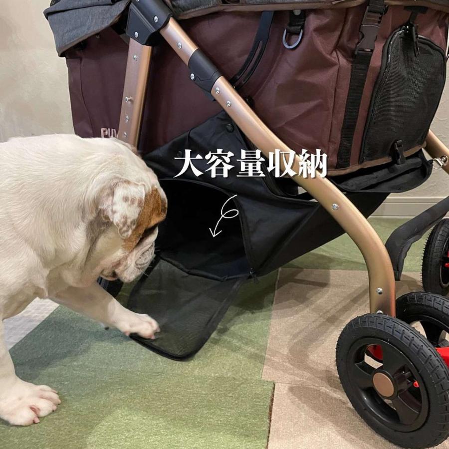 犬用 耐荷重45kg ALLWAN ペットストローラー PREMIUM カモフラージュ