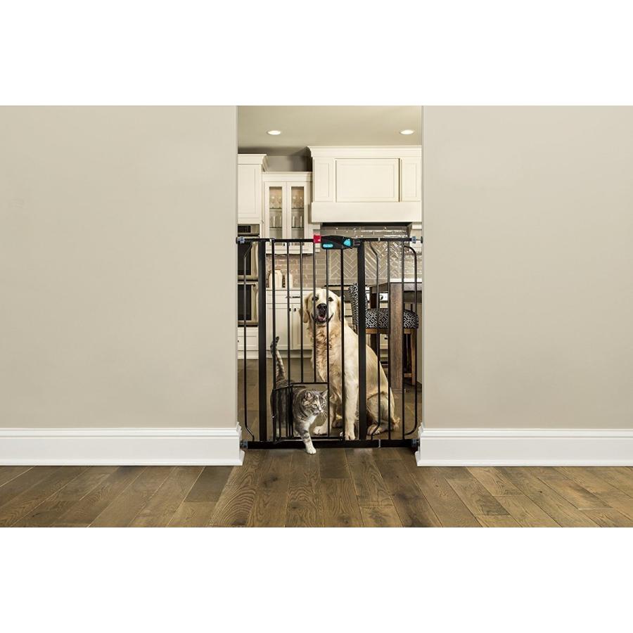 ペットゲート アメリカCarlson カールソン ドッグゲート エクストラトールウォークスルーゲート0941 ブラック ペットゲート